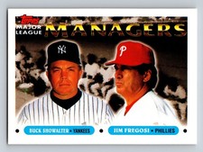 1993 Topps - Managers Buck Showalter, Jim Pregosi #510