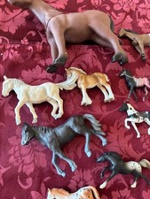 12 Vintage Horse Figurines Various Sizes