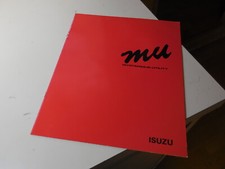 ISUZU MU Japanese Brochure 1989/04 UCS17 4ZE1 Frontera Rodeo Passport 