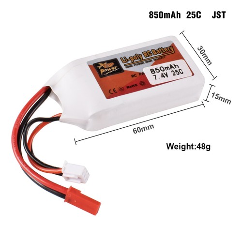RC 2s 7,4V 650-6000mAh Lipo Akku 25-75C XT60/ T/ JST für RC Auto Boot Drohne - Bild 8 von 36