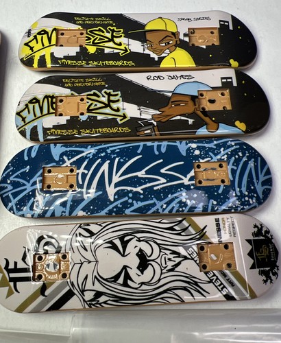 Lote de 12 patinetas Tech Deck 96 mm finas, más de 50 ruedas, hardware + - Imagen 4 de 6