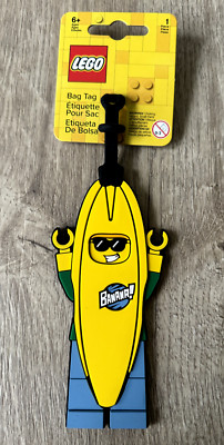 Lego  5005580   Bananen-Mann Tag   Silikon Figur   Neuware
