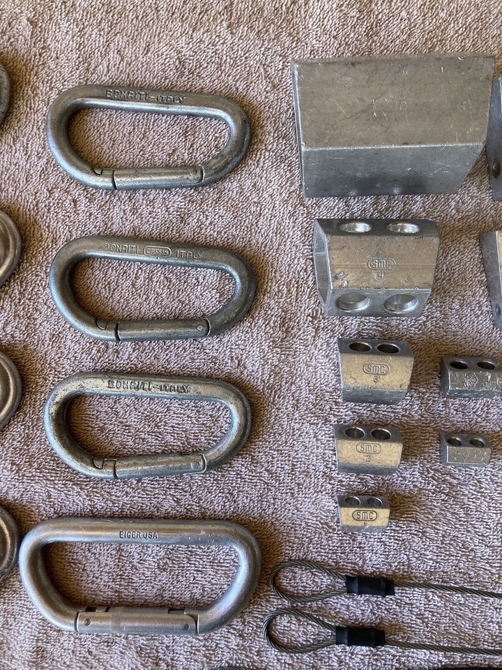 VINTAGE ROCK CLIMBING GEAR CHOUINARD SMC CLOG BONAITI HB EVERYTHING YOU