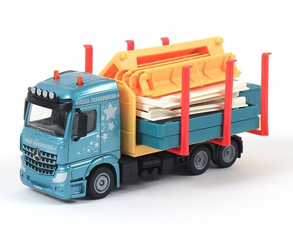 SIKU 1:50 Mercedes-Benz Prefab House Transporter Diecast Model Car