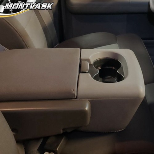 For Ford F150 2004-2014 Center Console Cup Holder Armrest Cover Pad Trim - Picture 12 of 12