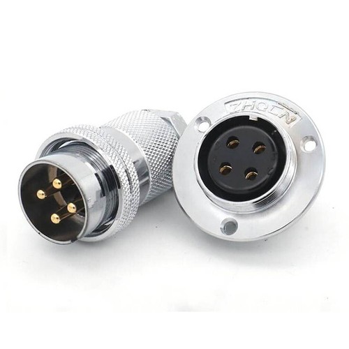 GX30 Aviation Plug 4,5,6,7,8 Pin M30 Metal Male+Female Panel Cable Connector - Picture 14 of 18