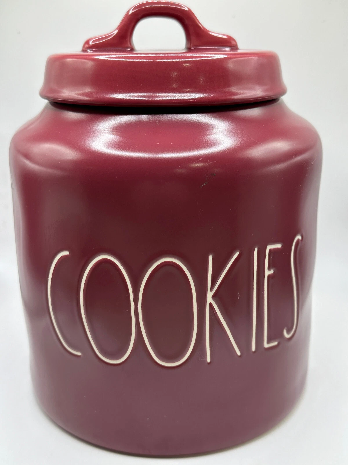 Rae Dunn Ceramic COOKIES Cookie Canister Jar Artisan Collection by Magenta