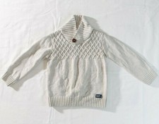 Homestate Palomino Boys Sz 110 Sweater Fisherman Cream Unisex 100 Cotton