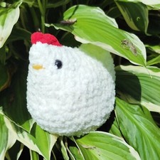 amigurumi crocheted Chicken, Crochet Anima,plushie,stuff Animal,plushie,hen,