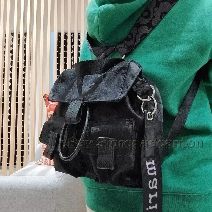 Mochila de viaje impermeable de nailon Marimekko 24ss mochila escolar cartera bolsas para hombros Foto 4 de 4