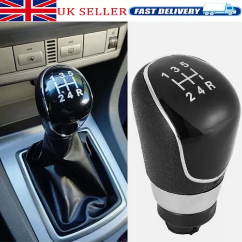 5-Speed Car Gear Lever Knob Leather For FORD FIESTA FOCUS MONDEO CONNECT 1571917 - Picture 1 of 7