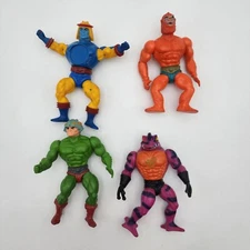 Lot of 4 He-man VTG Master Of The Universe Sy-clone Action Figure Tung Lashor