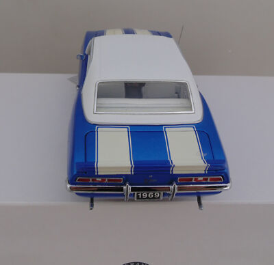Franklin Mint 1969 Chevrolet Camaro Z28 Limited Edition Blue
