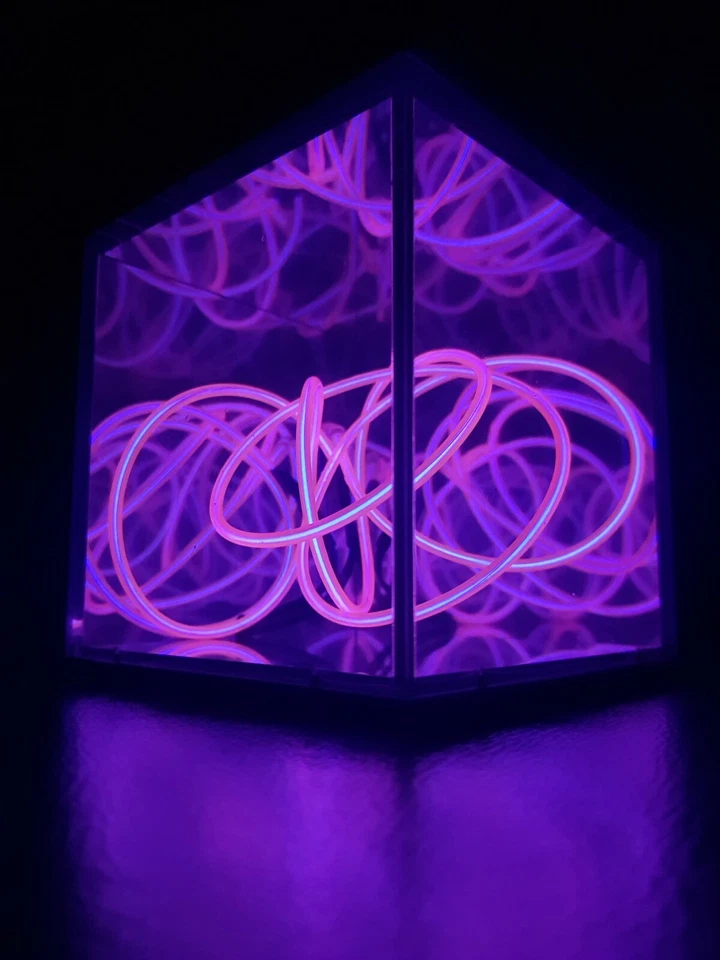 Pocket Universe Infinity Mirror Cube - 6 Colour Fun New Glow Activity Light Toy - image 2 of 4