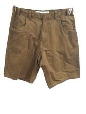 vtg Bugle Boy jeans shorts caramel brown 90's MENS 33 x 10 actual 30 x 10