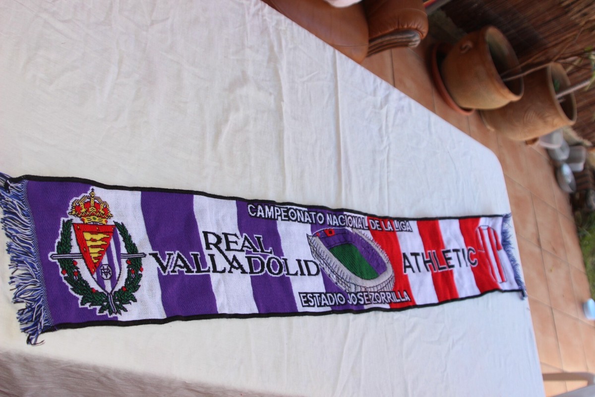 Écharpe Football Match Real Valladolid Vs Athletic Bilbao - Neuve