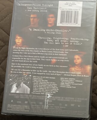 SIGNS- MEL GIBSON - JOAQUIN PHOENIX- BRAND NEW THRILLER DVD