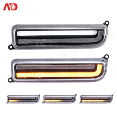 For 97-01 Jeep Cherokee LED Sequential Turn Signal Parking DRL Light Left +Right