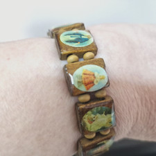 Heiligen Armband - Ikonen - Madonna - Maria - Holz