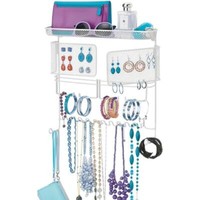 Schmuckhalter Wand Weiss Schmuckorganizer Kettenhalter Ohrringhalter Mdesign