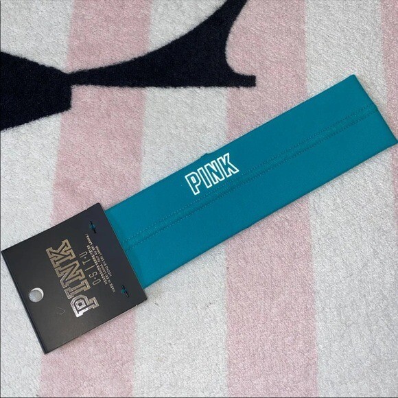 ? NEW Victoria’s Secret PINK Teal Headband victoria main image 4