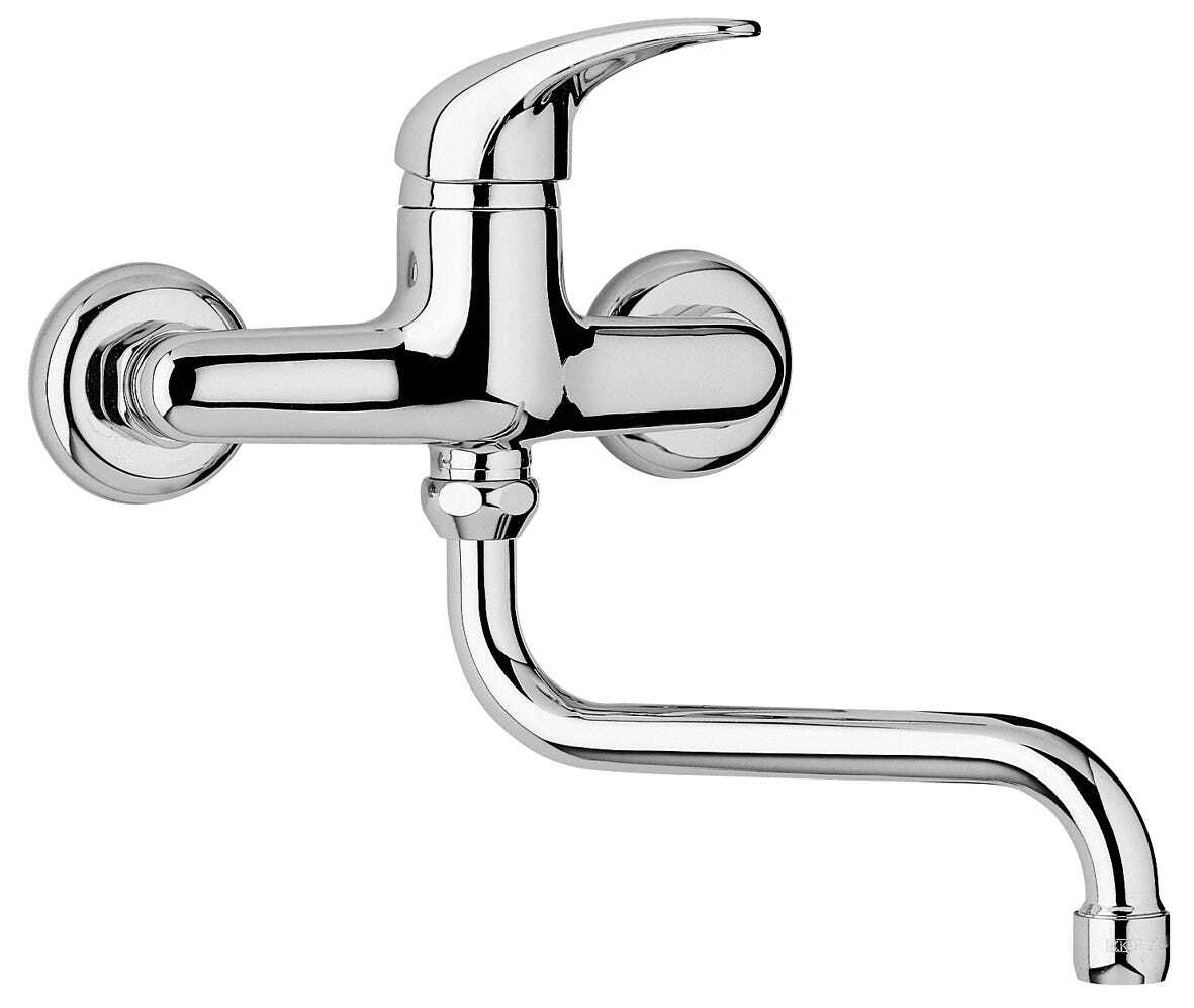 Kiamami Valentina KVSTORE® RUBINETTO MISCELATORE A MURO PER LAVELLO CUCINA E LAV