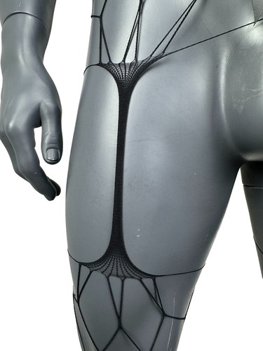 Hombres Monos Sexy Entrepierna Abierta Red Medias Adelgazante Ropa Interior Body - Imagen 5 de 20
