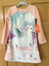 New Wonder Nation Unicorn Nightshirt Nightgown Long sleeve many sizes