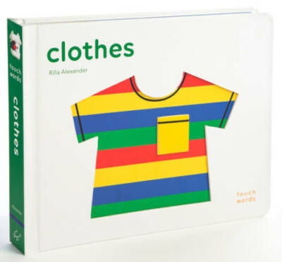 TouchWords: Clothes: (Baby Shower Gift, New Baby Gift, Interactive Boar - GOOD