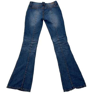 Britney Spears style 1st Kiss vintage 2000s Low Rise Flared Jeans sz 1 sexy