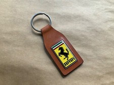 Vintage Genuine Ferrari Cloisonne’ Cavallino Rampante Key Fob