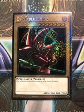 *** DARK MAGICIAN ARKANA *** QUARTER PLATINUM SECRET RARE ART RA04-EN106 YUGIOH