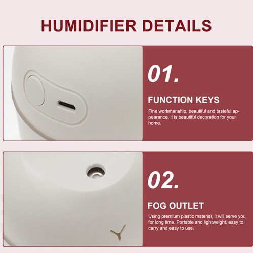 Humidifier Household Practical USB Air Humidifier Living Room Desktop Bedroom - Picture 6 of 10