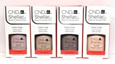 CND Shellac 0.25oz- All 4 shades UNDRESSED Collection - 92148-92151