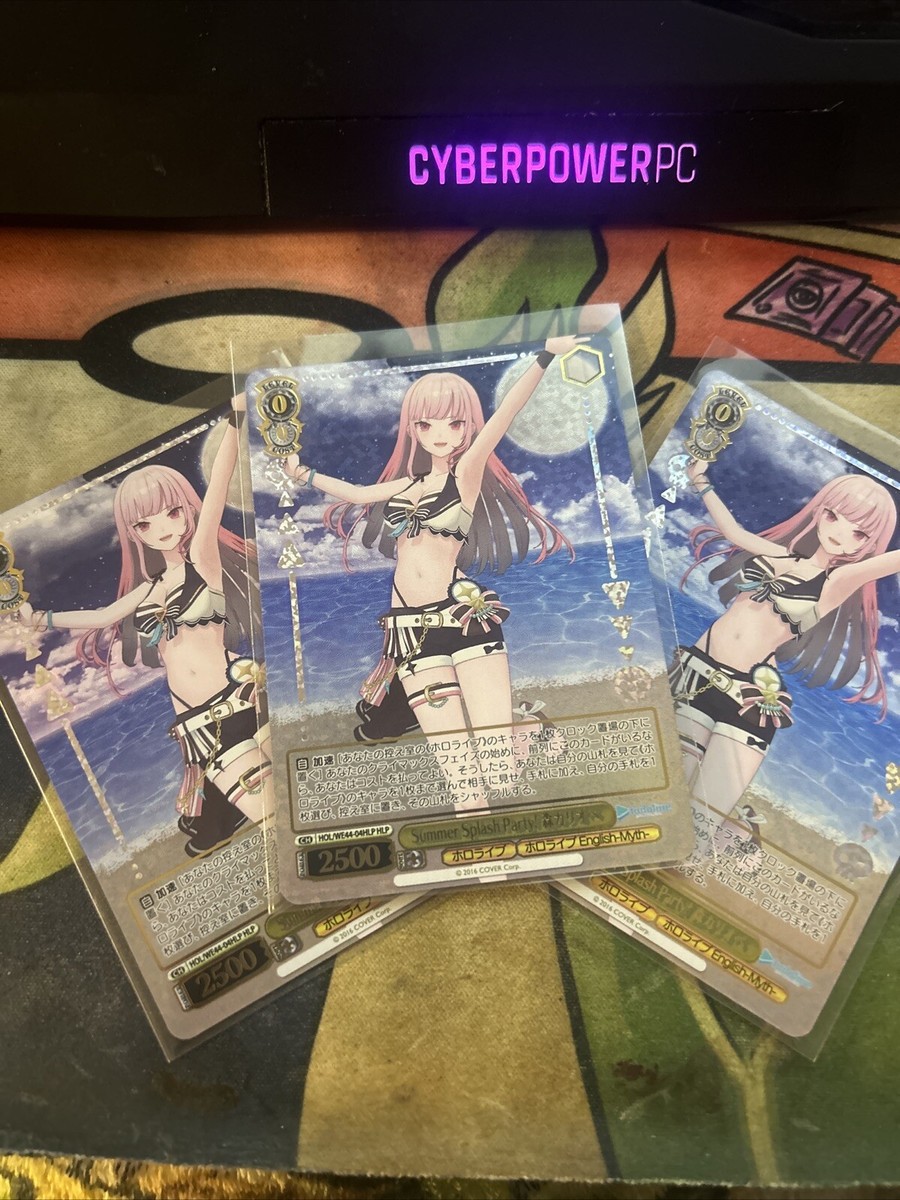 状態A Splash Party 森カリオペ　SP　ホロライブ カードリスト ｜ ヴァイスシュヴァルツ｜Weiβ Schwarz