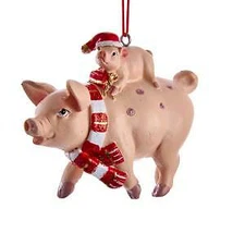 Pig and Piglet Ornament w