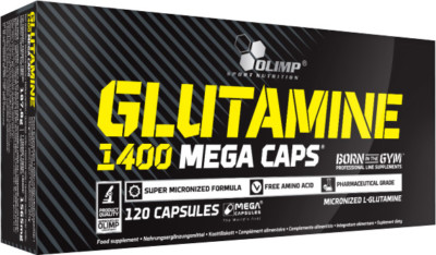 Olimp Glutamine 1400 Mega Caps - 120 Kapseln - L-Glutamin  Aminosäuren