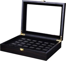 Championship Ring Display Case Display Case for Sports Rings Baseball Ring Displ