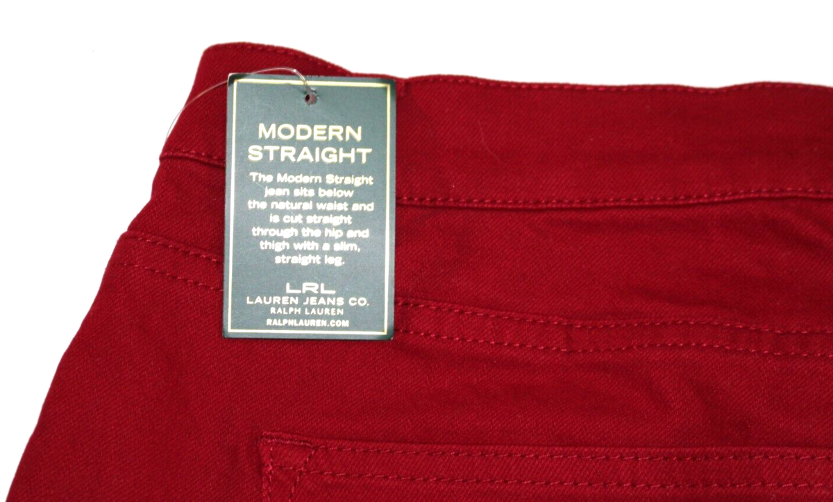 Women's LRL Lauren Jeans Co. Modern Straight Jeans Sz 18W 40 x 32