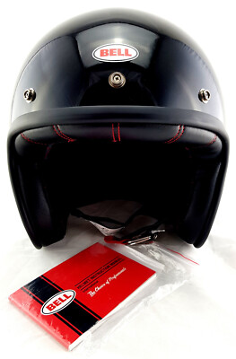 Bell Powersports Motorradhelm Custom 500 Schwarz Black Clear 63/64 XXL