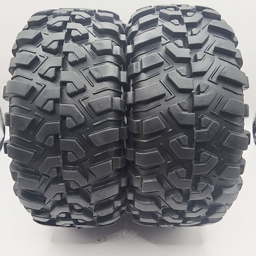 4Pcs Rc Crawler 2.2 Rubber Tyres For Axial Traxxas Trail Truck Rc Truck - Picture 4 of 5