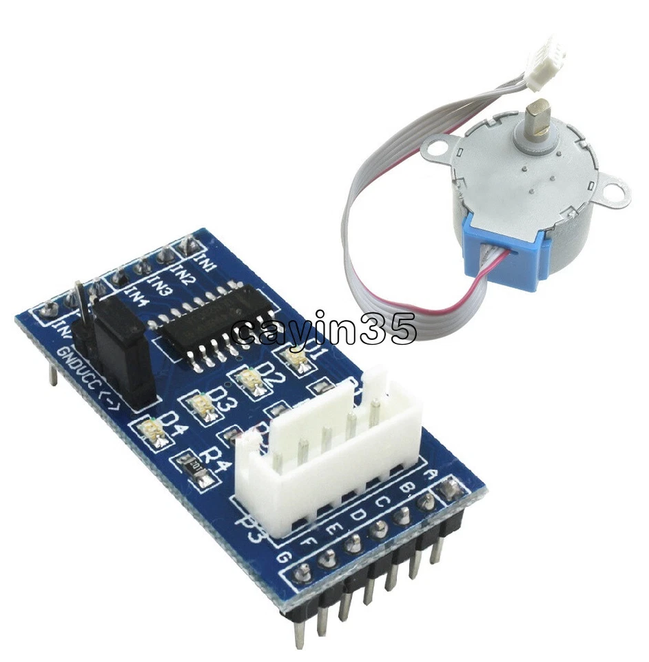 28BYJ-48 DC 12V Stepper Motor + ULN2003 Stepper Motor Driver Module for Arduino