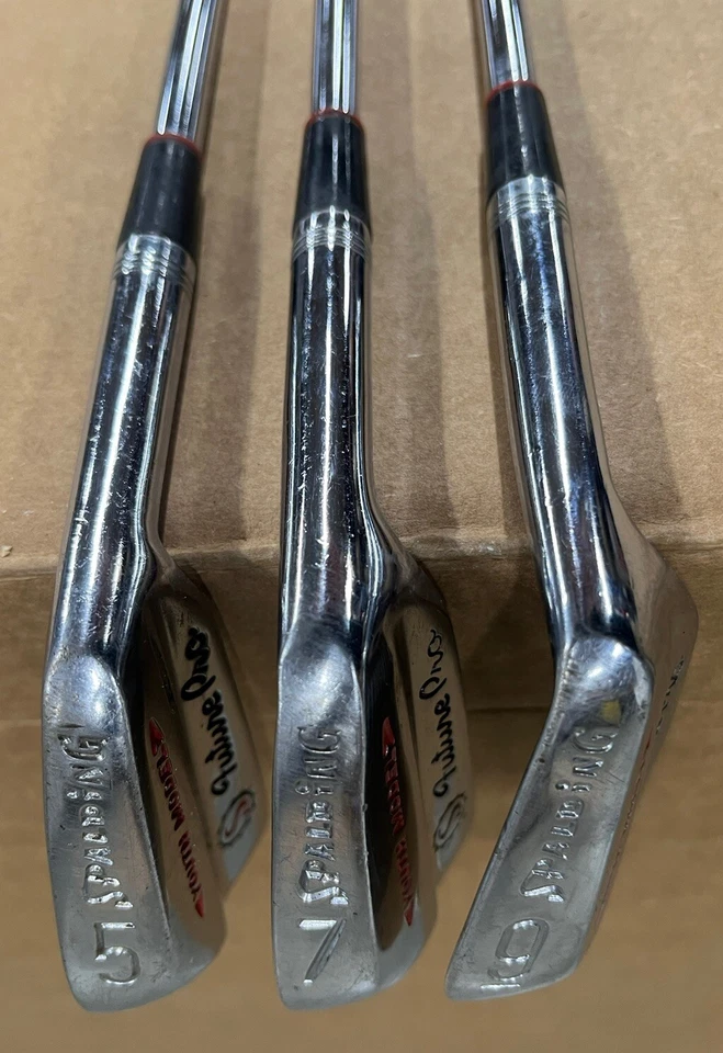 De colección - SPALDING - Juego de hierros modelo juvenil Future Pro lote de 5, 7 y 9 hierros x3 * EX Foto 3 de 4