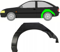 Radlauf FüR Ford Escort 1995 - 2000 3 TüRer Links