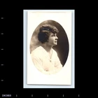 Vintage Photo SOLO FORMAL PORTRAIT OF WOMAN OVAL BORDER