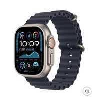 Apple Watch Ultra 2 49mm Titanium Case with Ocean Band - Black, One Size (GPS...
