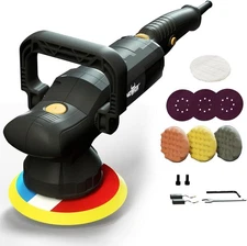 6" Dual Action Buffer Polisher,1200W Polisher,6 Variable Speed Car Buffer Polish