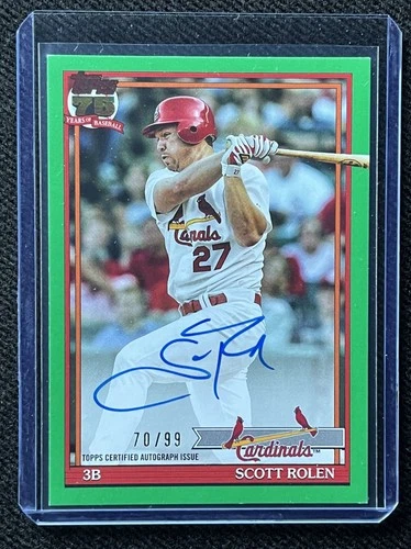 2026 Topps Series 1 Scott Rolen Red Foil (RAW)