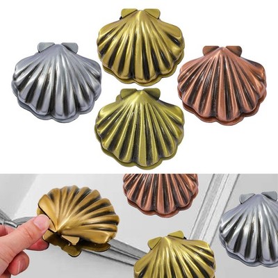 Metal Shell Book Clip Paper Holder Multipurpose Unique Effortlessly Decorative