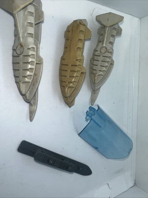 #ad #ad GI Joe ARAH 1987 Cobra Wolf Parts Lot Front Canopy Missiles Launcher Ski $22.07